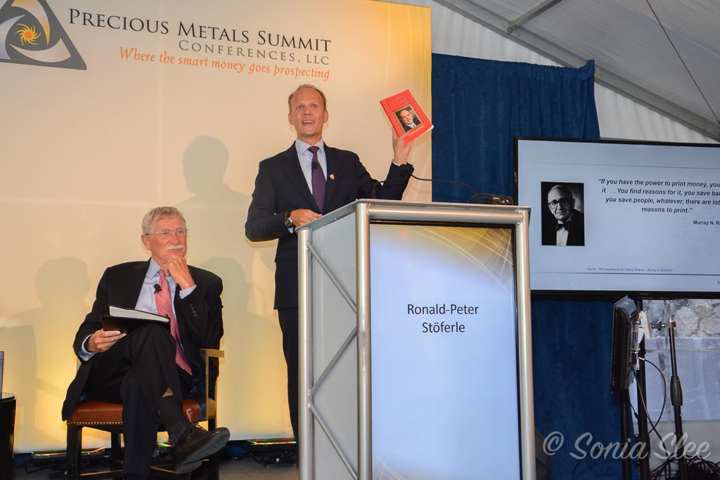 R. Stöferle auf dem Precious Metal Summit in Beaver Creek